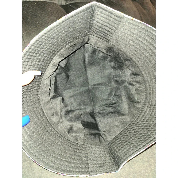 Women's Bucket Hat Skull Print Halloween Reversible Fisherman Cap  (AH) - Picture 3 of 4